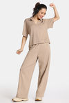Rosaline Loungewear Pants - Light Taupe — thumbnail 4